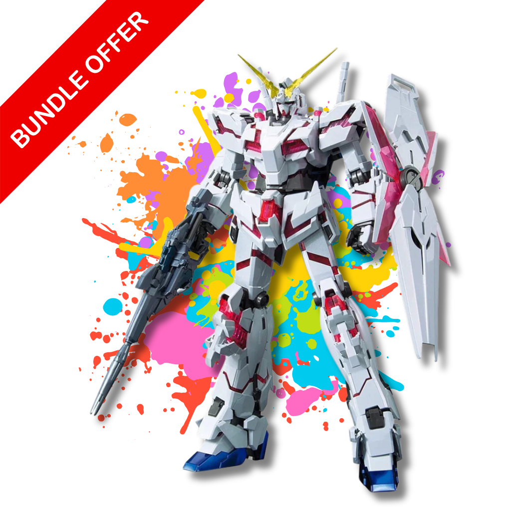 Ultimate Master Grade Ver.Ka Unicorn Gundam and Paint Bundle  Irresistible Force   