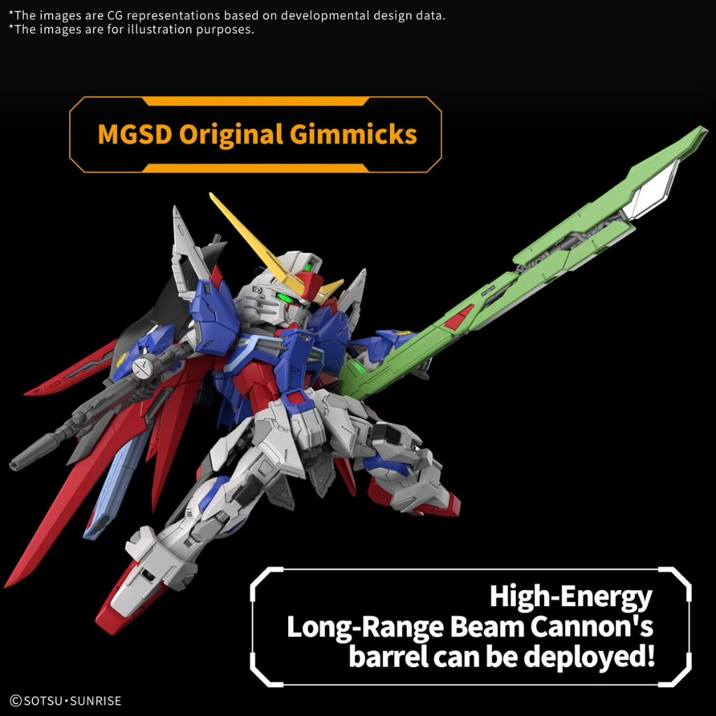 MGSD Destiny Gundam Gundam Model Kit Bandai