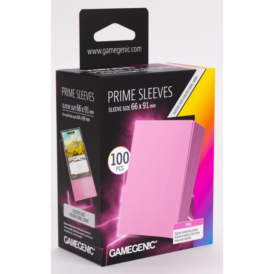 Gamegenic - Prime Card Sleeves - Pink (100 Sleeves Pack) Card Sleeves GameGenic Default Title