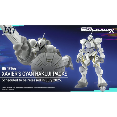 HG 1/144 XAVIER'S GYAN HAKUJI-PACKS Gundam Model Kit Bandai Default Title