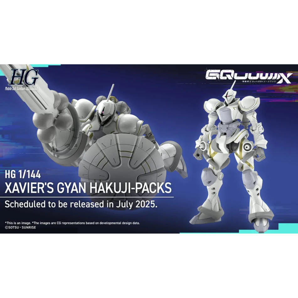 HG 1/144 XAVIER'S GYAN HAKUJI-PACKS Gundam Model Kit Bandai Default Title