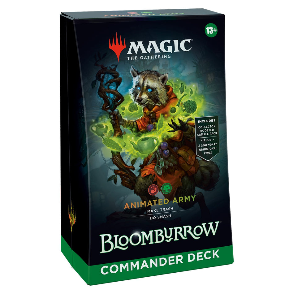 Magic The Gathering - "Animated Army" Bloomburrow Commander Deck Set Magic The Gathering Wizards of the Coast