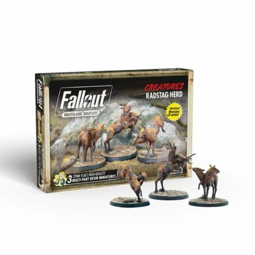 Fallout Wasteland Warfare - Creatures - Radstag Herd Fallout Wasteland Warfare Modiphius Entertainment Default Title