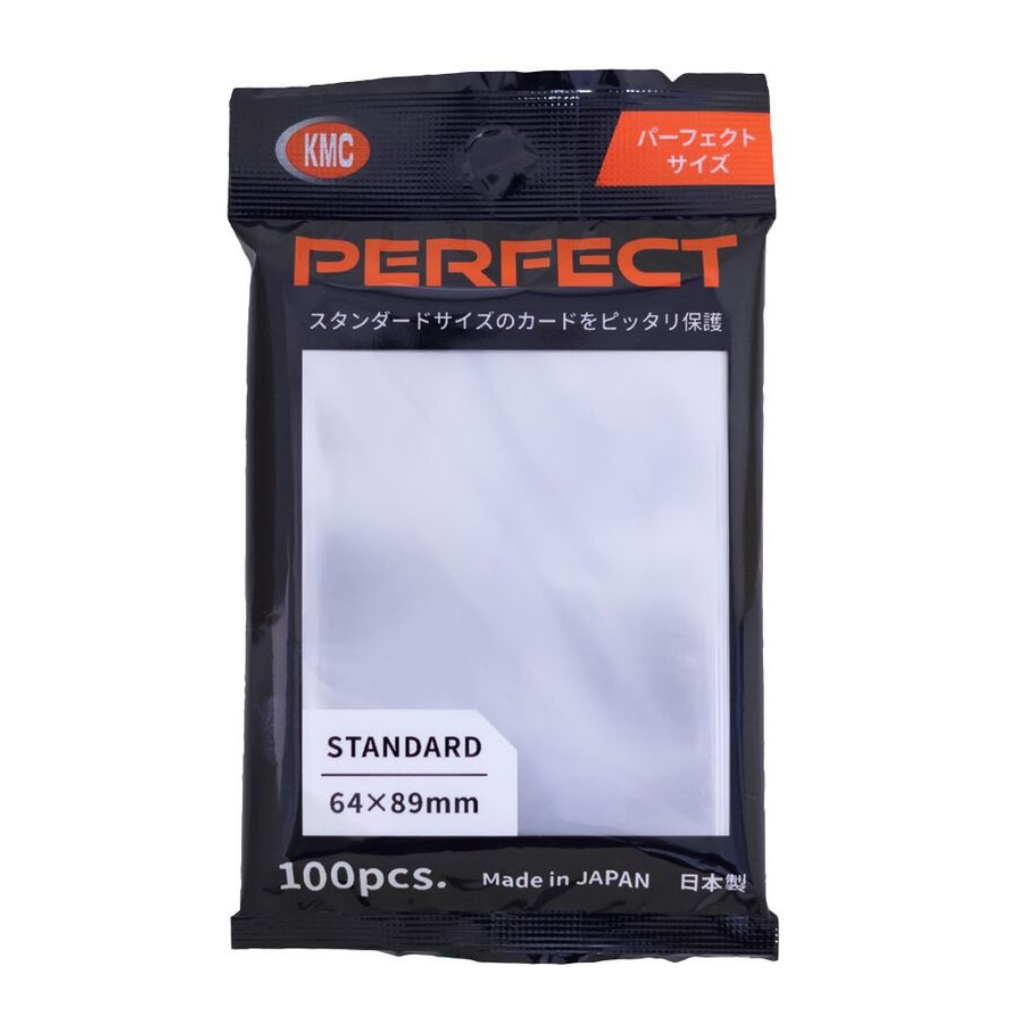 KMC Perfect Size Sleeve 100 Pack (89mm x 64mm) - Clear Card Sleeves KMC Card Sleeves Default Title
