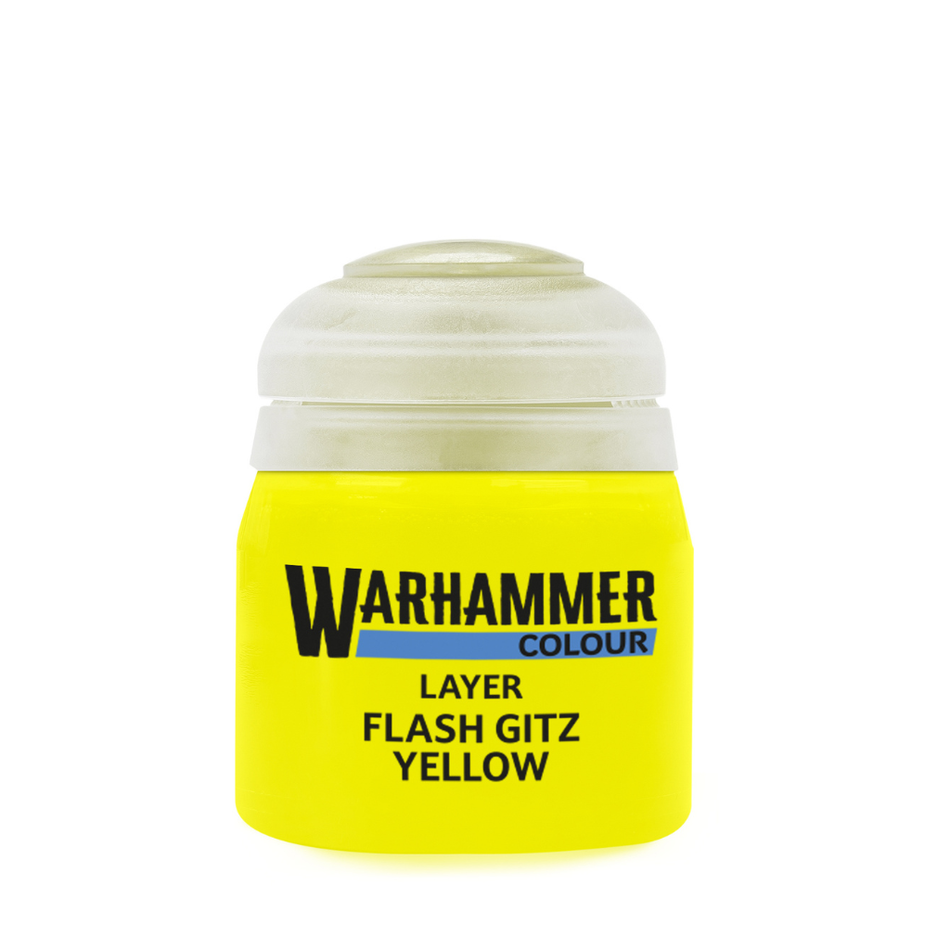 Warhammer Colour: Layer - Flash Gitz Yellow 12ml Citadel Layer Warhammer Colour