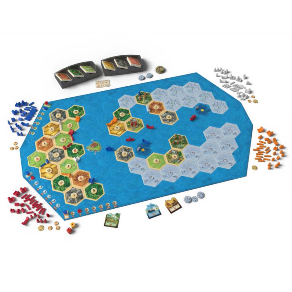 CATAN (6th Edition) - Explorers and Pirates 5-6 Player Expansion Board Games Catan Studio