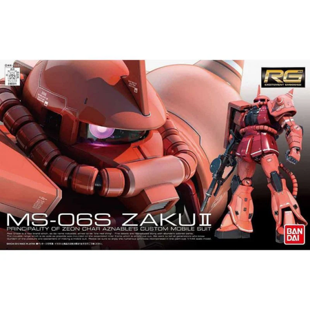 RG 1/144 MS-06S ZAKU II Gundam Model Kit Bandai Default Title