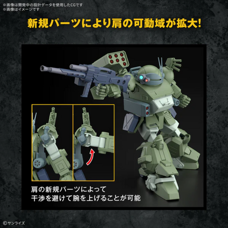 HG Scopedog Turbo-Custom Gundam Model Kit Bandai