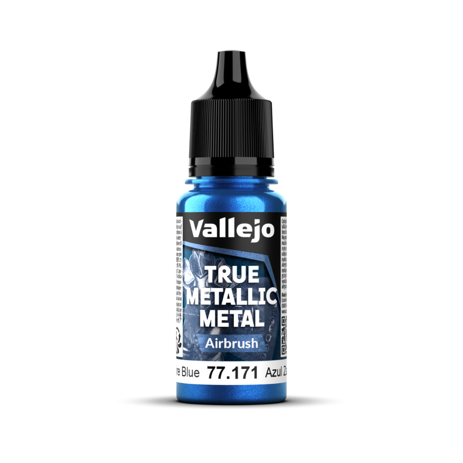 Vallejo True Metallic Metal: Air - Sapphire Blue 18 ml Vallejo True Metallic Vallejo Default Title