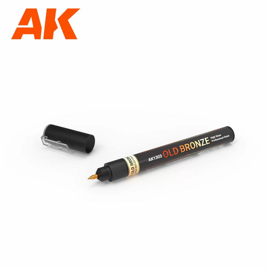 AK Interractive Auxiliaries - Old Bronze Marker AK Brushes Irresistible Force   