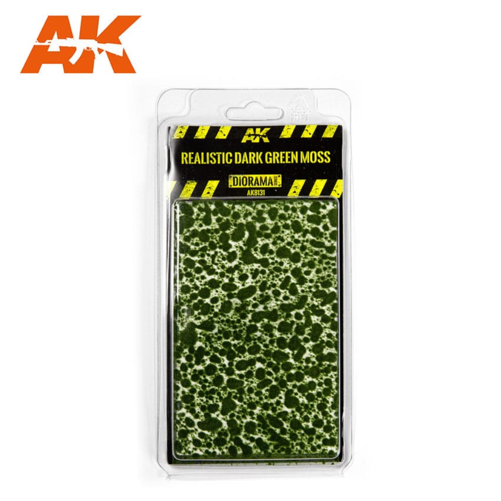 AK Interactive - Vegetation - Realistic Dark Green Moss Ak Interactive Tufts AK Interactive Default Title  