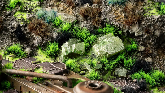 Gamers Grass - Alien Tufts - Toxic 6mm Wild Gamers Grass Basing Gamers Grass   