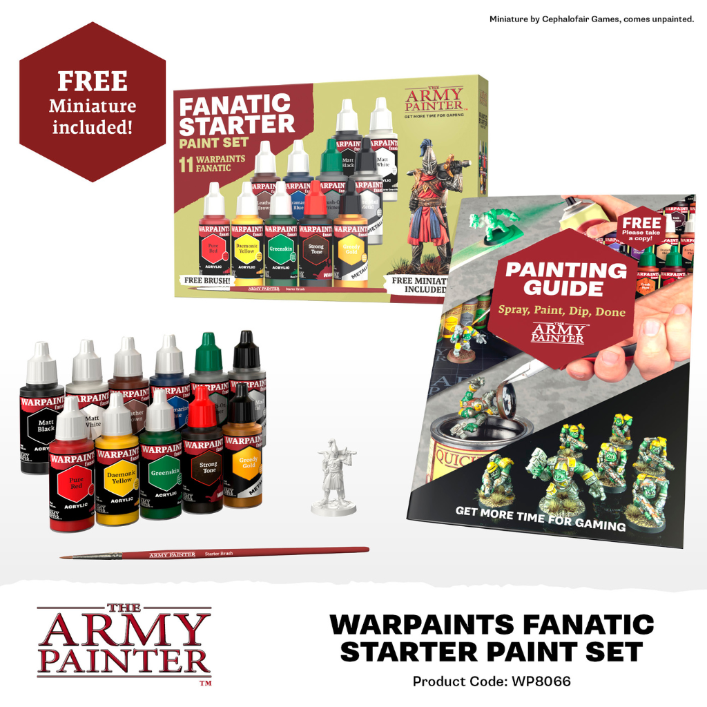 Army Painter - Warpaints Fanatic - Starter Set Army Painter Warpaint Fanatic The Army Painter   