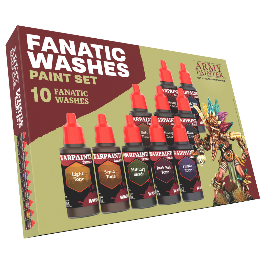 Army Painter - Warpaints Fanatic - Washes Paint Set Army Painter Tools The Army Painter Default Title  