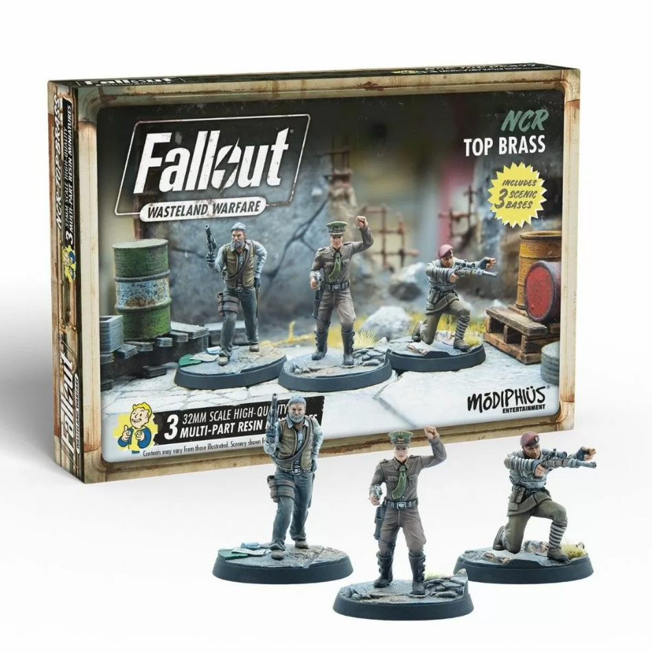 Fallout Wasteland Warfare - NCR Top Brass Fallout Factions Modiphius Entertainment Default Title