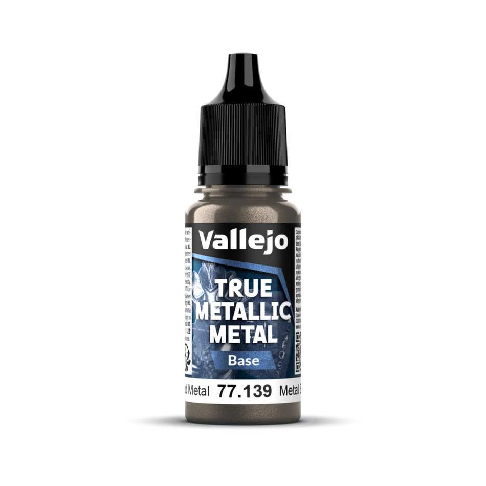 Vallejo True Metallic Metal: Base - Aged Metal 18 ml Vallejo True Metallic Vallejo Default Title