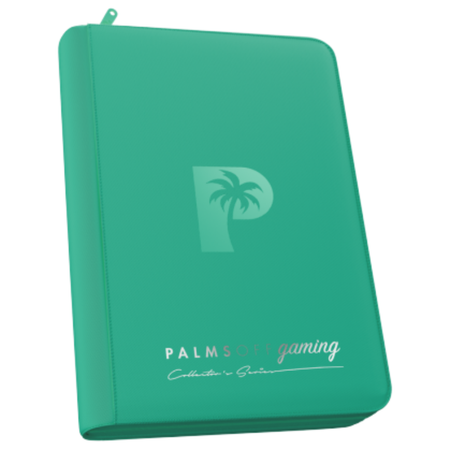 Palms Off Gaming - Collector's Series 12 Pocket Zip Trading Card Binder - TURQUOISE Binder Palms Off Gaming Default Title