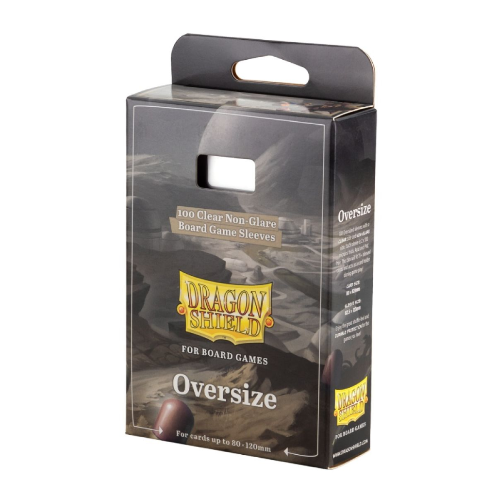 Dragon Shield: Board Game Sleeves – Clear Non-Glare – Oversize Card Storage Dragon Shield Default Title