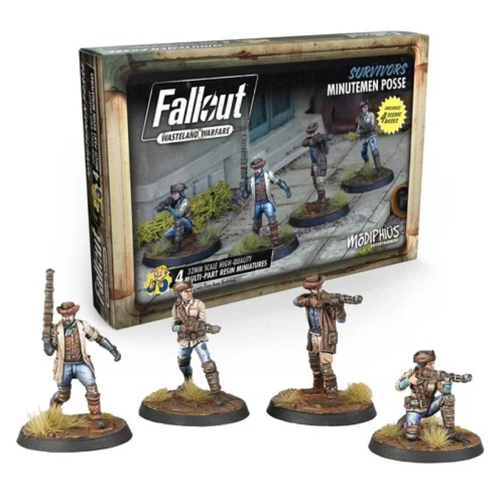 Fallout Wasteland Warfare - Survivors MinuteMen Posse Fallout Factions Modiphius Entertainment Default Title