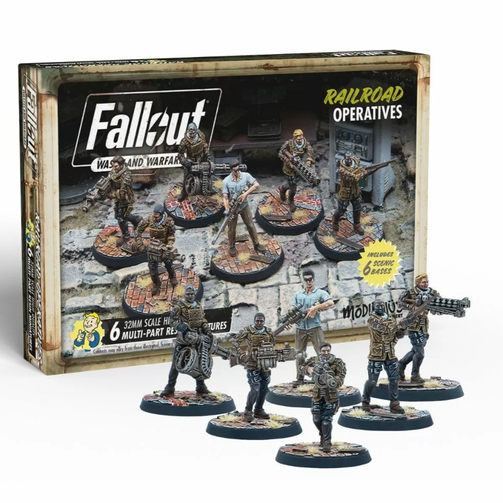 Fallout Wasteland Warfare - Railroad Operatives Fallout Factions Modiphius Entertainment Default Title