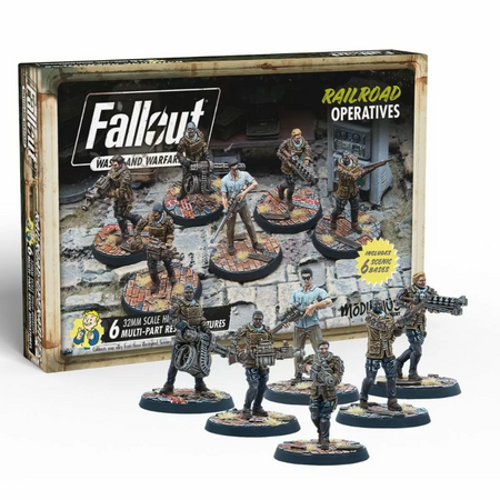 Fallout Wasteland Warfare - Railroad Operatives Fallout Factions Modiphius Entertainment Default Title