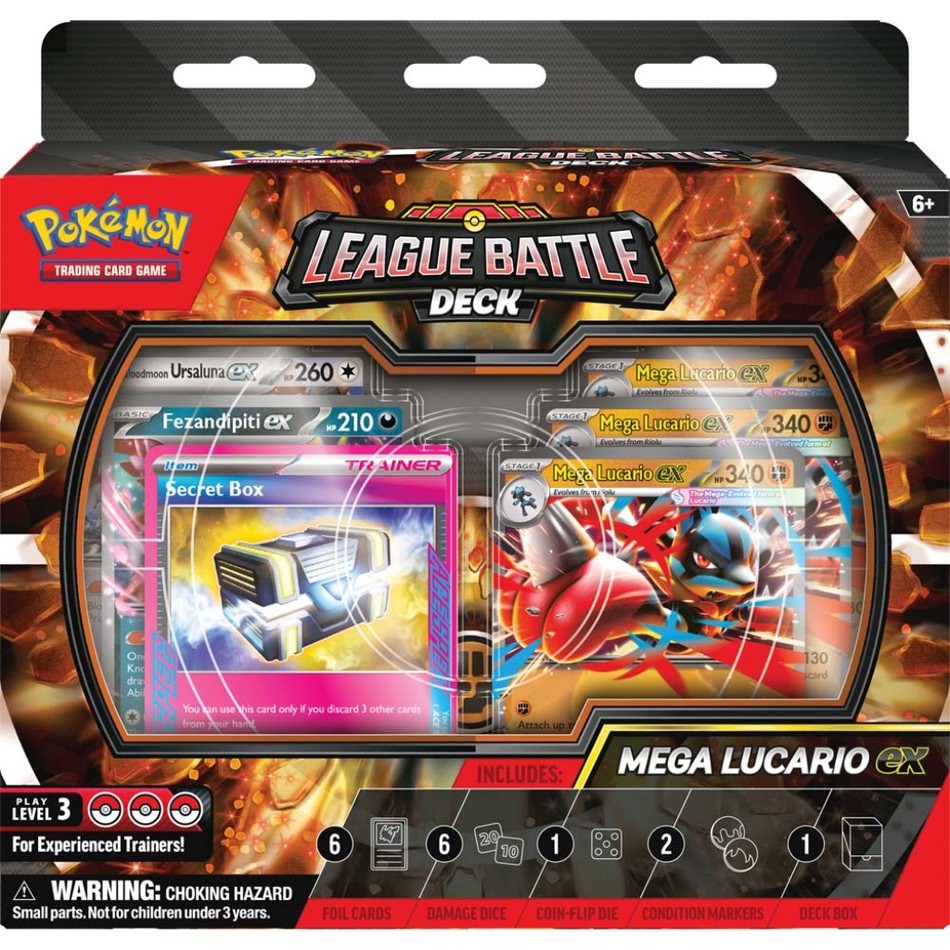 Pokemon TCG: Mega Lucario ex League Battle Deck Pokemon Mega Evolution Base Set Pokémon TCG Default Title