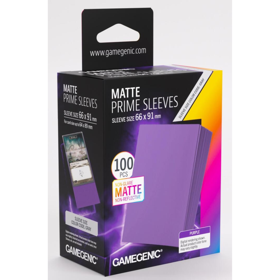 Gamegenic - Matte Prime Card Sleeves - Purple (100 Sleeves Pack) Deck Box GameGenic Default Title