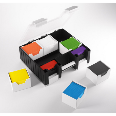 Gamegenic Game Castle Black/White/Clear Deck Box GameGenic