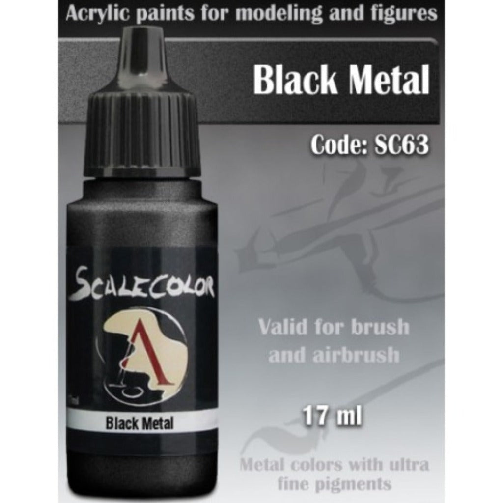 Scale 75 Scalecolor Metal n' Alchemy Black Metal 17ml Scalecolor Paints Scale 75 Default Title  