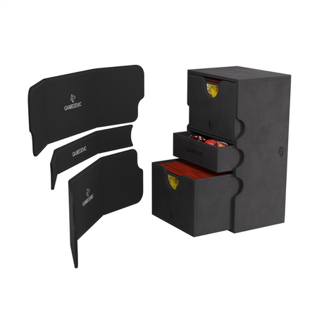 Gamegenic - Black Stronghold XL 200+ Deck Box GameGenic   