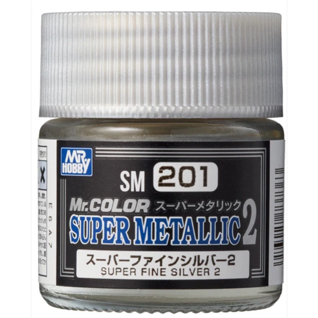 Mr. Hobby Super Metallic Fine Silver Mr Hobby Paints Mr Hobby Default Title