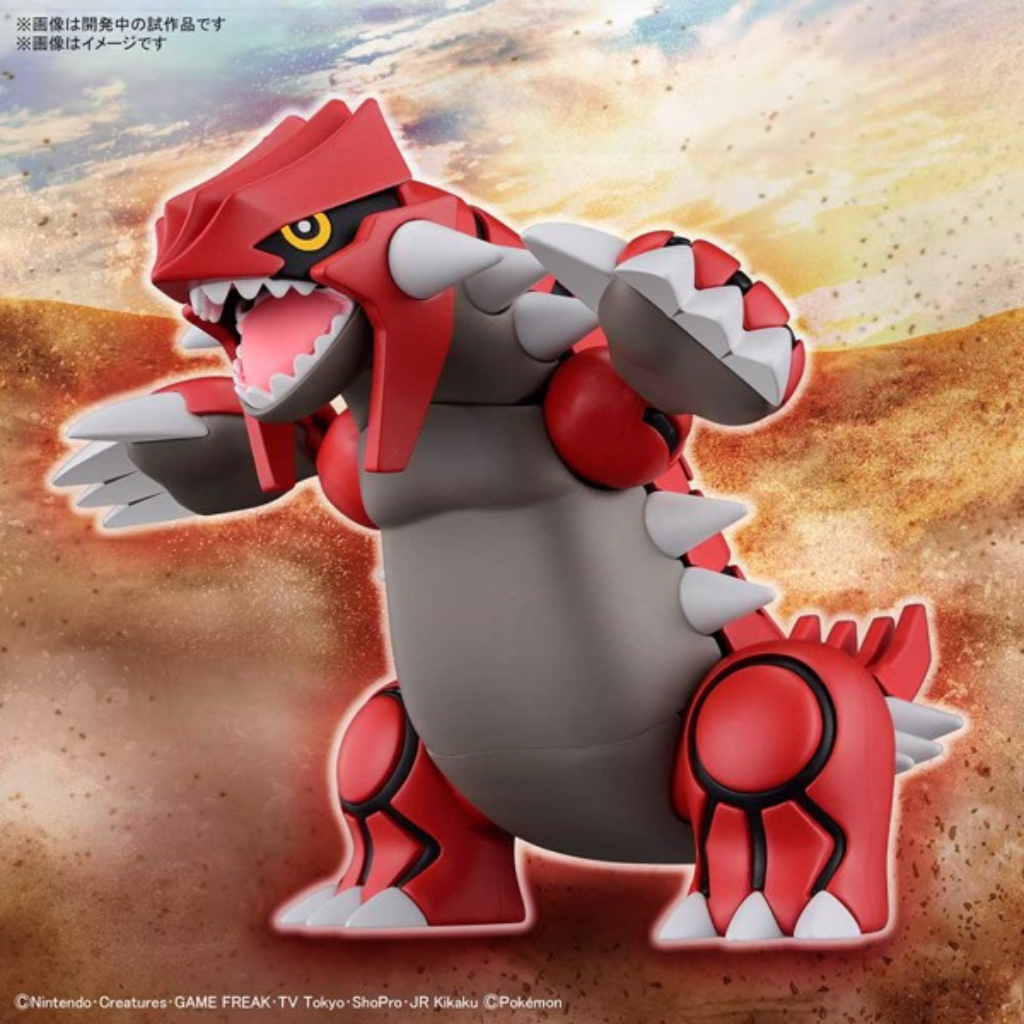 POKEMON MODEL KIT GROUDON Pokemon Model Kit Bandai Pokemon