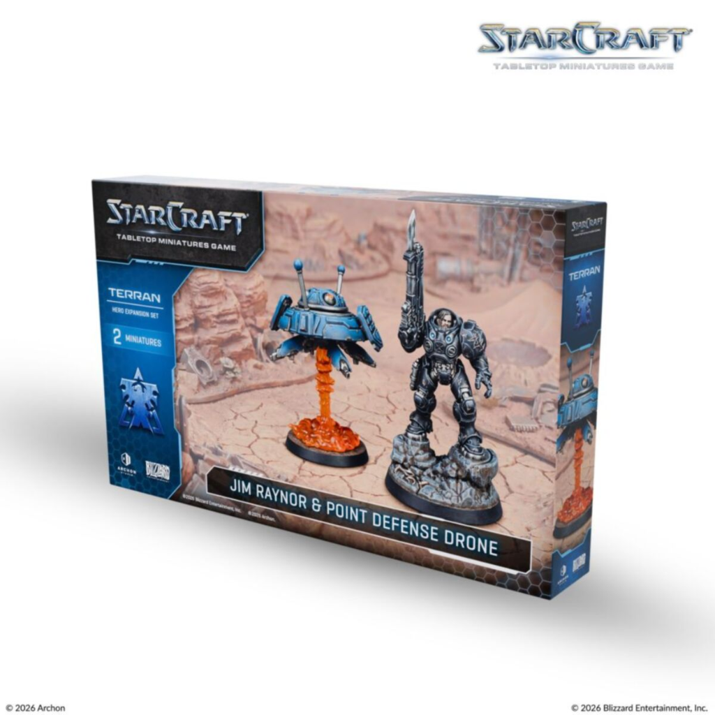 Starcraft Miniatures Games: Terran - Jim Raynor (Raynor's Raiders) - Hero Expansion Set Starcraft Archon Studio Default Title