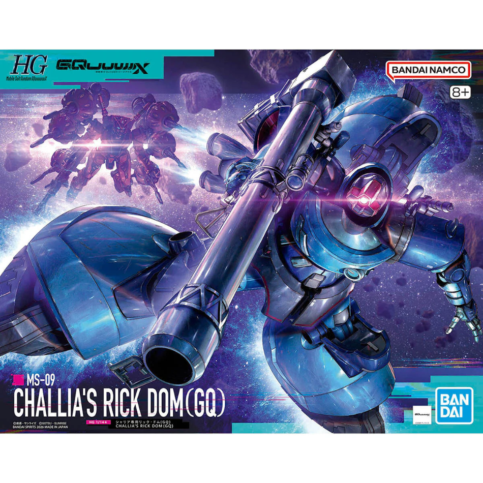 HG 1/144 Challia's Rick Dom (GQ) Gundam Model Kit Bandai Default Title
