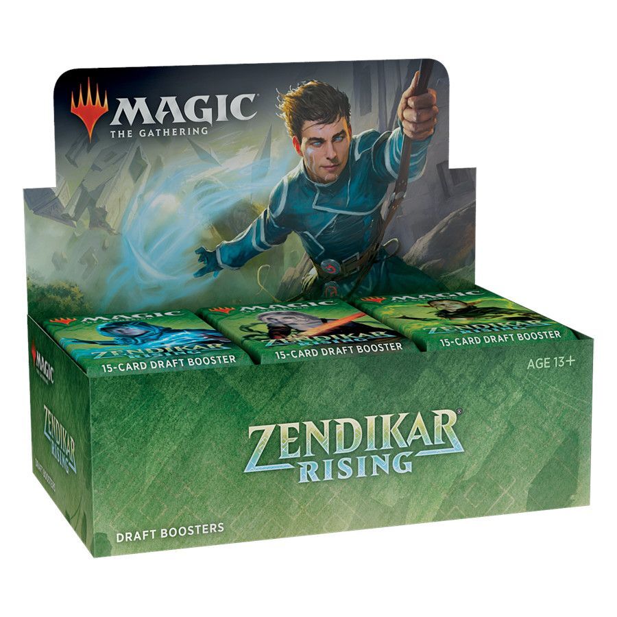 Magic Zendikar Rising Draft Booster Display Magic The Gathering Wizards of the Coast Default Title  