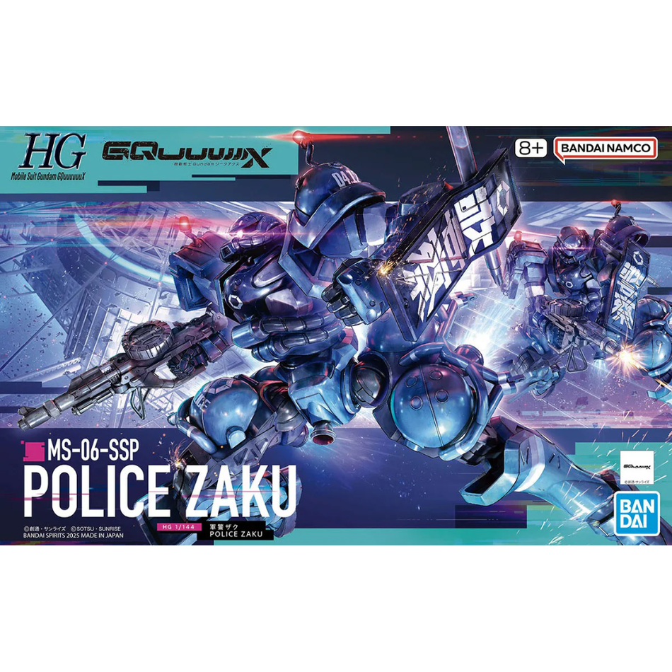 HG 1/144 Police Zaku Gundam Model Kit Bandai Default Title