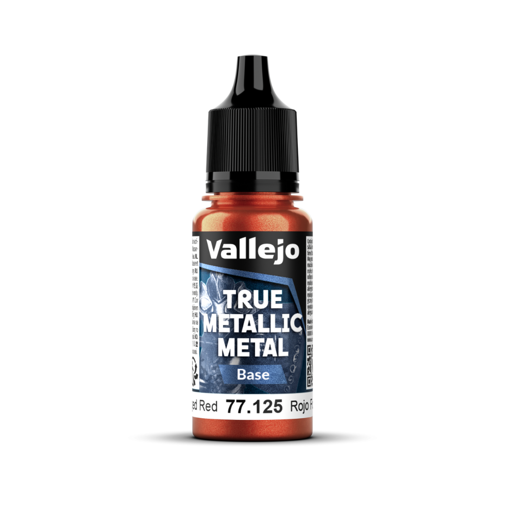 Vallejo True Metallic Metal: Base - Forged Red 18 ml Vallejo True Metallic Vallejo Default Title