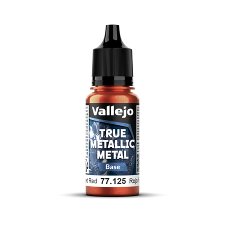 Vallejo True Metallic Metal: Base - Forged Red 18 ml Vallejo True Metallic Vallejo Default Title