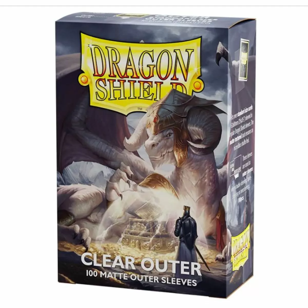 Dragon Shield: Outer Sleeves – Matte – Clear Dragon Shield Dragon Shield Default Title