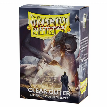Dragon Shield: Outer Sleeves – Matte – Clear Dragon Shield Dragon Shield Default Title