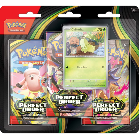Pokémon TCG: Mega Evolution—Perfect Order 3-Booster Blister Perfect Order Pokémon TCG Default Title