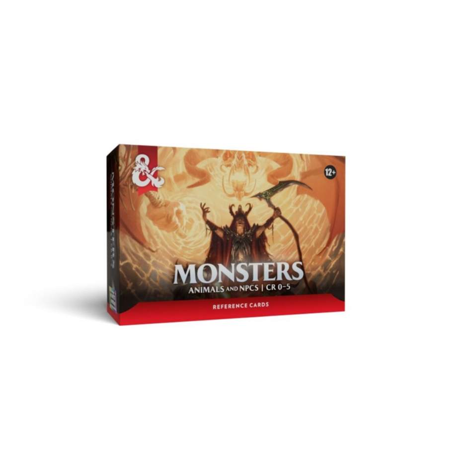 D&D Reference Cards - Monsters: Animals and NPCs Books & Literature Wizards of the Coast Default Title