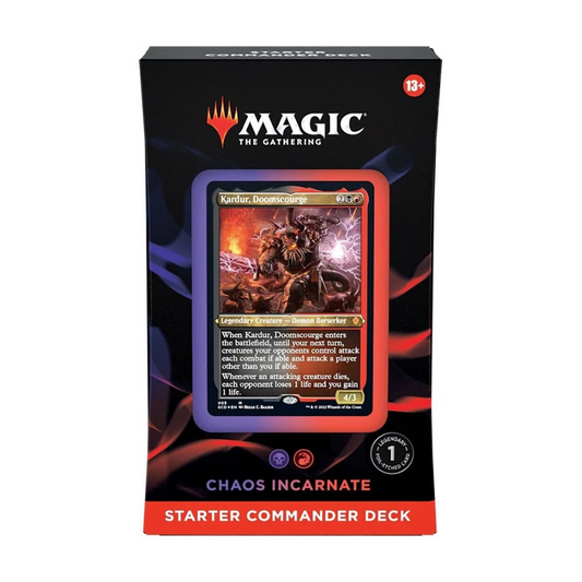 Starter Commander Deck - Chaos Incarnate Magic The Gathering Wizards Default Title  