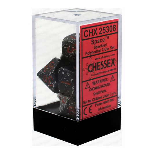 Chessex Speckled Polyhedral Space 7-Die Set Gaming Dice Chessex Dice Default Title  