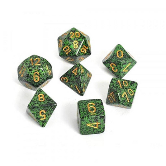 Chessex Speckled Golden Recon 7-Die Set Gaming Dice Chessex Dice Default Title  
