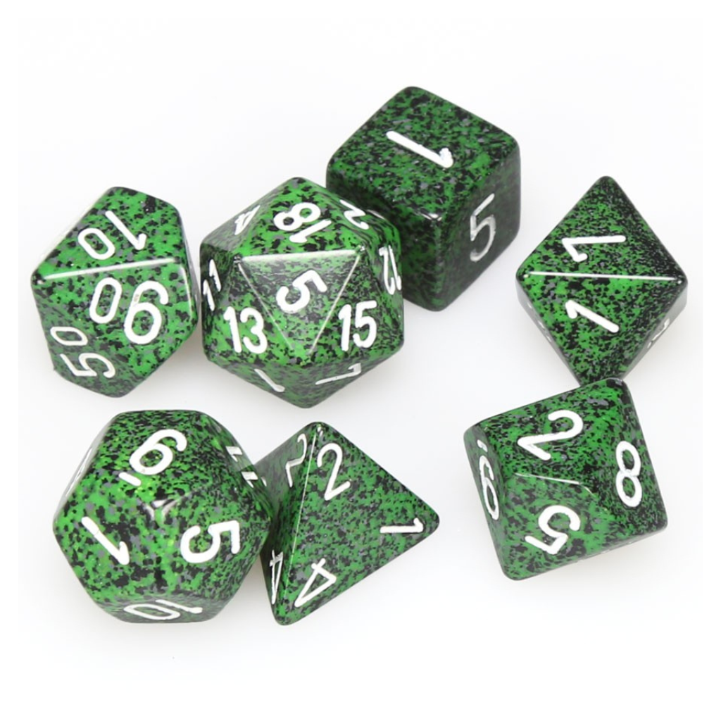 Chessex Speckled Polyhedral Recon 7-Die Set Gaming Dice Chessex Dice Default Title  
