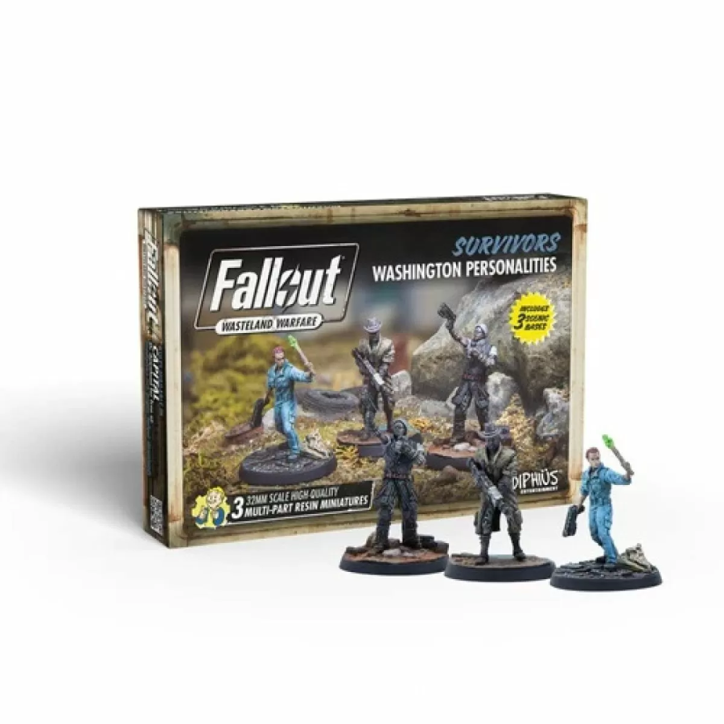 Fallout Wasteland Warfare - Survivors: Washington Personalities Fallout Wasteland Warfare Modiphius Entertainment Default Title