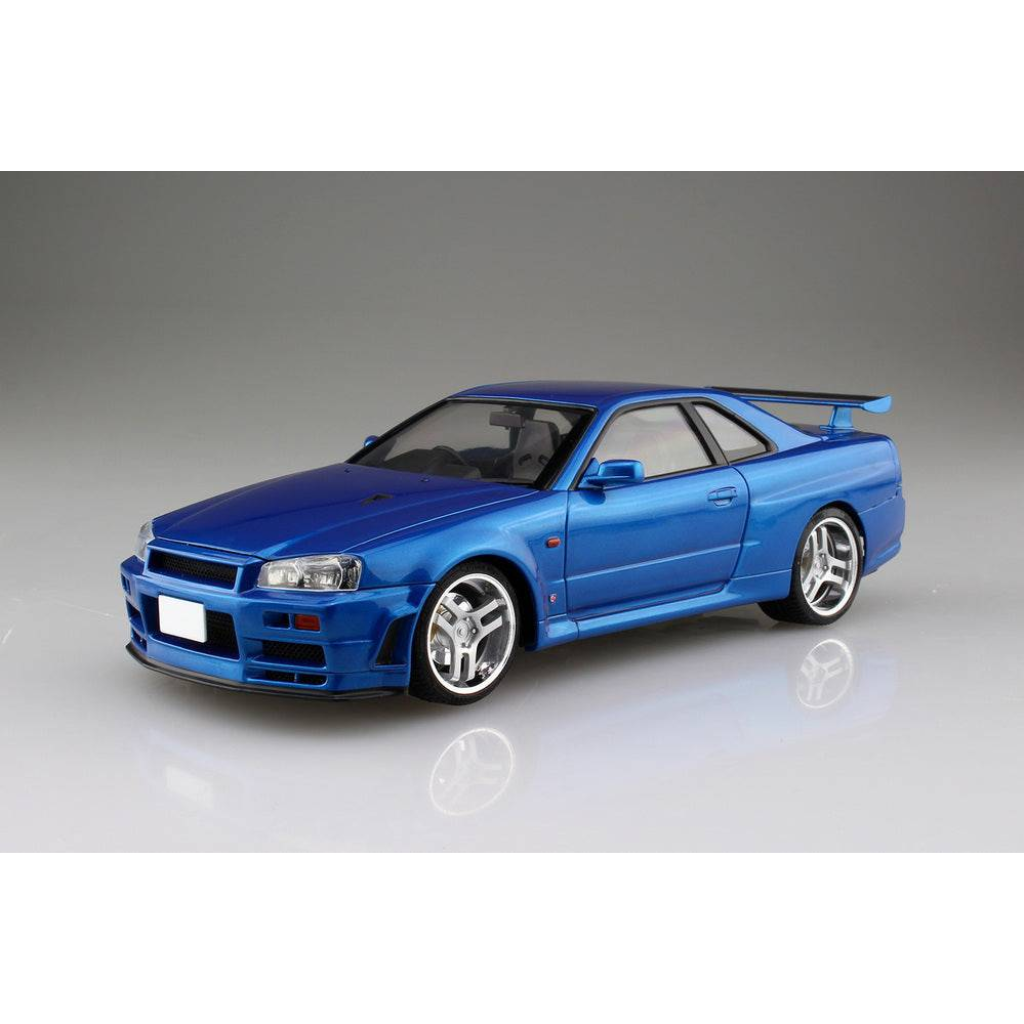 1/24 HOSINO KOZO BNR34 SKYLINE GT-R Model Car Kit Aoshima