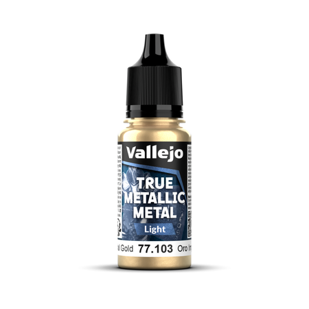 Vallejo True Metallic Metal: Light - Imperial Gold 18 ml Vallejo True Metallic Vallejo Default Title