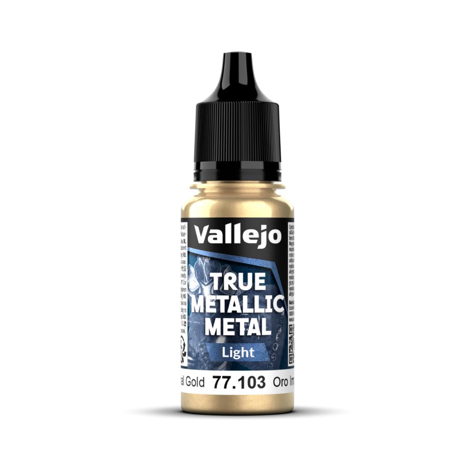 Vallejo True Metallic Metal: Light - Imperial Gold 18 ml Vallejo True Metallic Vallejo Default Title